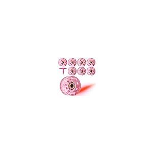 【並行輸入品】Nezylaf 8個パック 32 x 58mm 82A ローラースケートホイール グリッターパウダーと多機能ポータブルスケートボー_2