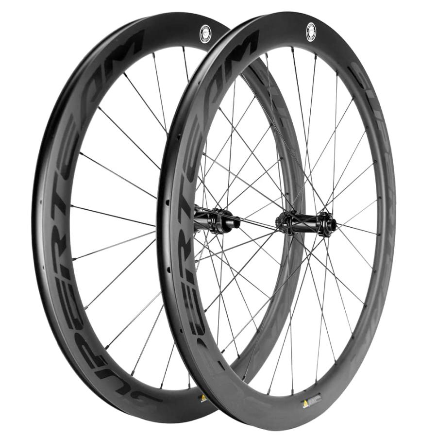 SUPERTTEAM カーボンホイール 並行輸入品】SUPERTEAM カーボンディスクホイールセット 50C 25