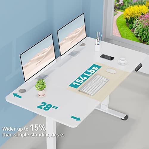 【並行輸入品】WOKA 55 x 28インチ 電動スタンディングデスク 高さ調節可能 スタンドアップデスク メモリーコントローラー付き 調節可能 | ブランド登録なし | 04