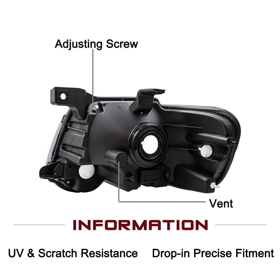 【並行輸入品】JSBOYAT Headlight Assembly Replacement for 2006 2010 Ford Explor_6