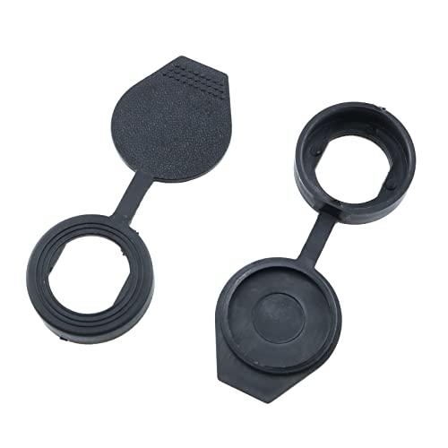 【並行輸入品】E outstanding ドアロックダストカバー ゴム製防水キャップ ほこり防止 カムロック寿命プラスチック素材 22m ブラッ_4