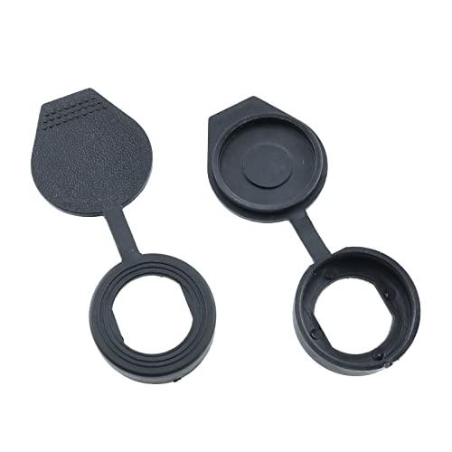 【並行輸入品】E outstanding ドアロックダストカバー ゴム製防水キャップ ほこり防止 カムロック寿命プラスチック素材 22m ブラッ_7