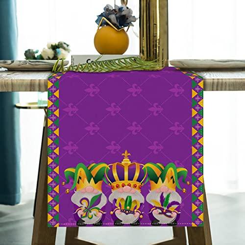 Vohado Mardi Gras Carnival Table Runner Rectangle Table Cover fo 並行輸入品｜import-tabaido｜08