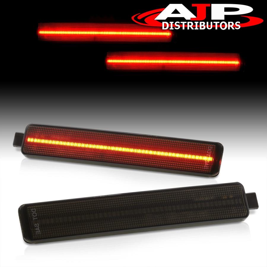 AJP Distributors Smoke Lens Red LED Rear Bumper Reflector Tail L 並行輸入品｜import-tabaido｜04