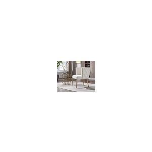 【並行輸入品】EALSON Velvet Accent Chair Modern Tufted Armchair with Gold Legs_2