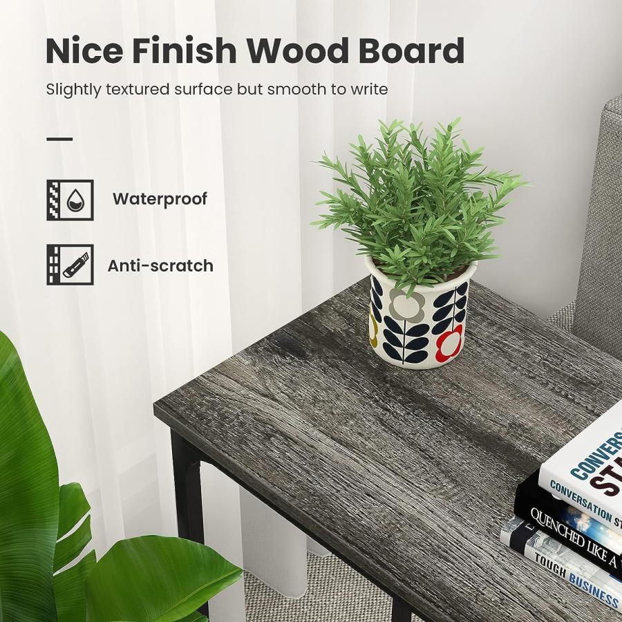 【並行輸入品】Ecoprsio Console Table Sofa Table with Mesh Shelves 2 Tier Entry