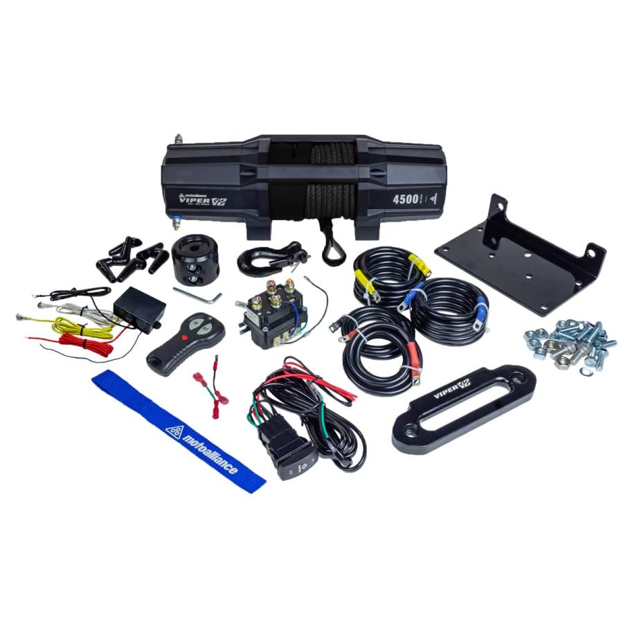 UTV/ATV 4500lb Winch Kit   Wireless Remote Control  並行輸入品 【塗装】