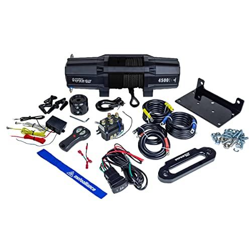 UTV/ATV 4500lb Winch Kit   Wireless Remote Control  並行輸入品 【塗装】