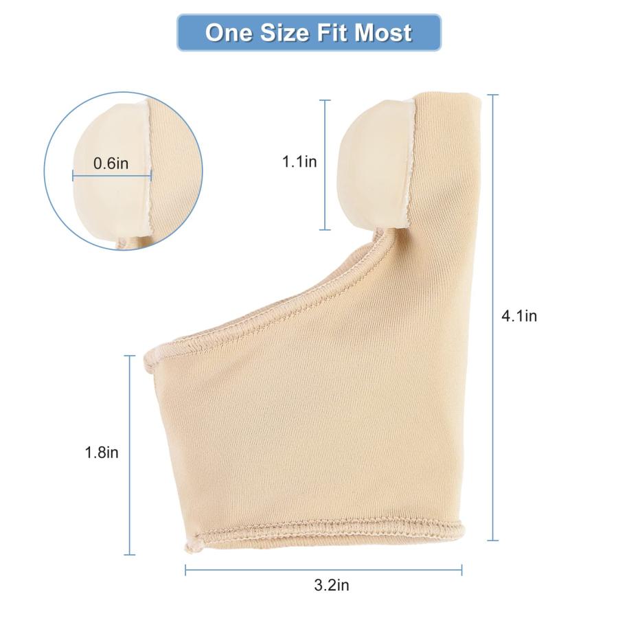 【並行輸入品】1 Pair Bunion Corrector, Bunion Relief Sleeve with Gel Pad Bunioの画像