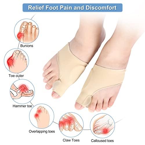 【並行輸入品】1 Pair Bunion Corrector, Bunion Relief Sleeve with Gel Pad Bunioの画像