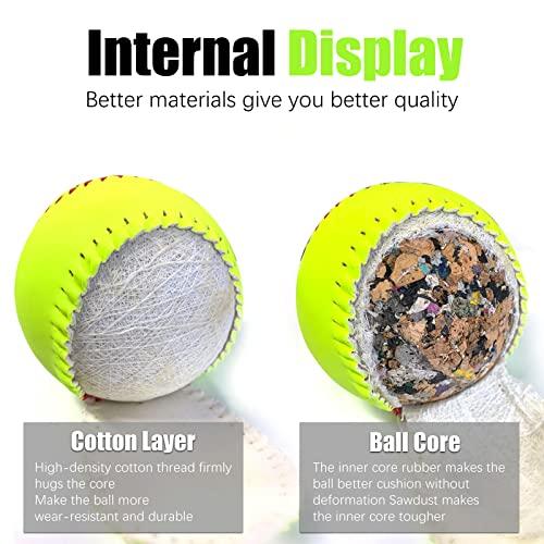 【並行輸入品】GKK Softballs 4 Pack Sports Practice Softballs 12 Inch Slow Pitcの画像