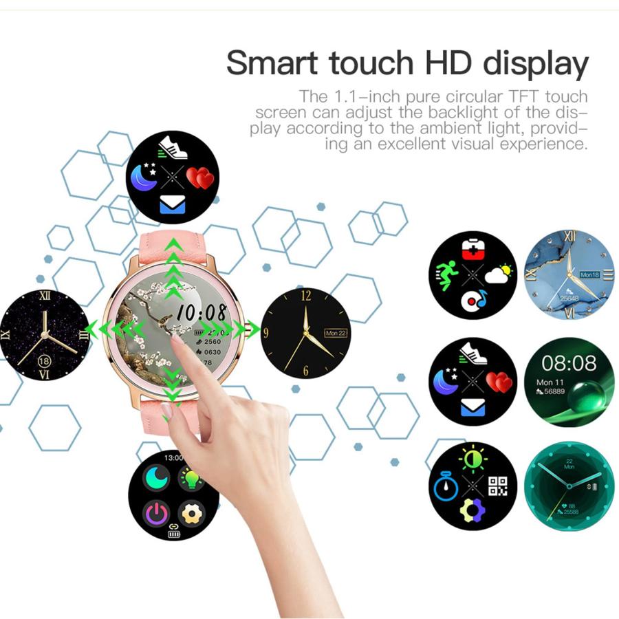 TZFSTV Smart Watch Women Activity Tracker Incoming Call/SMS Noti 並行輸入品｜import-tabaido｜04