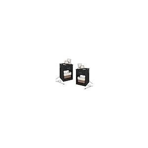 【並行輸入品】Reettic Set of 2 Nightstand with Charging Station and USB Ports_2