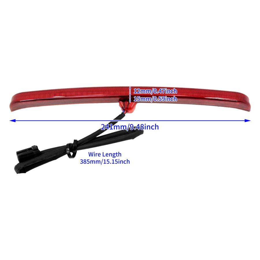 並行輸入品】HDBUBALUS オートバイ リアフェンダー ブレード LED