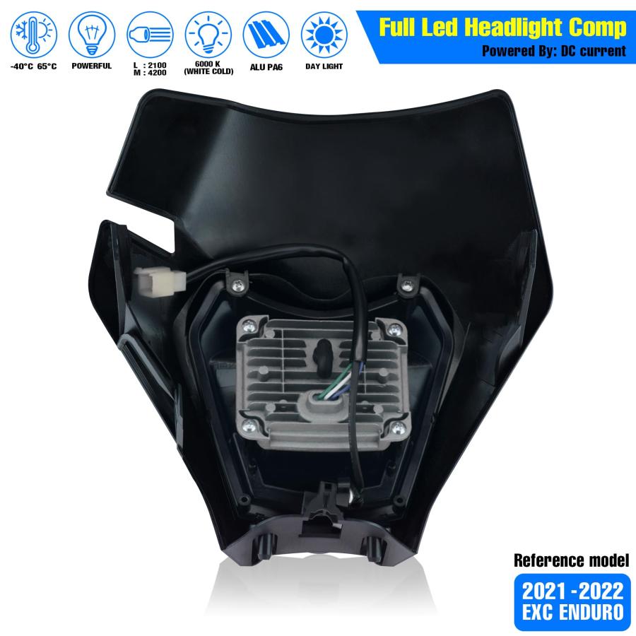 並行輸入品】MCHMFG ダートバイクヘッドライト ダートバイク LED