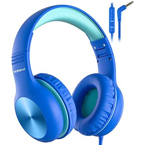 Nabevi Kids Headphones with Microphone, Wired Headphones for Kids 並行輸入品｜import-tabaido｜02