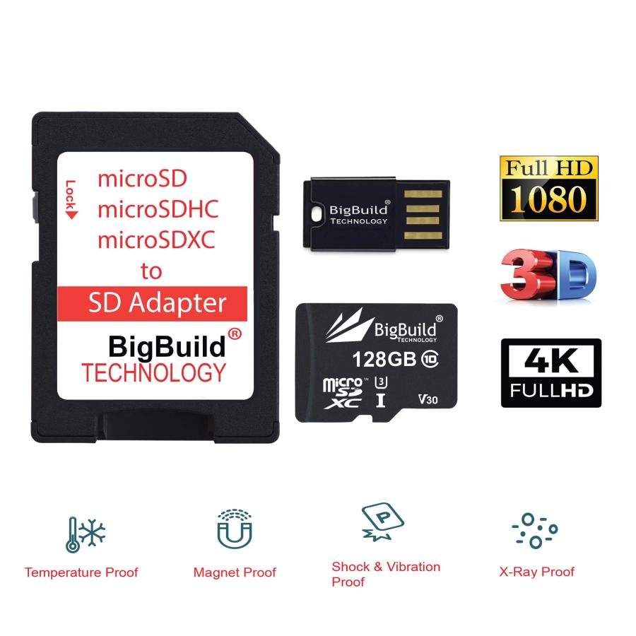 BigBuild Technology 128GB Ultra Fast 100MB/s U3 microSDXC Memory 並行輸入品｜import-tabaido｜07