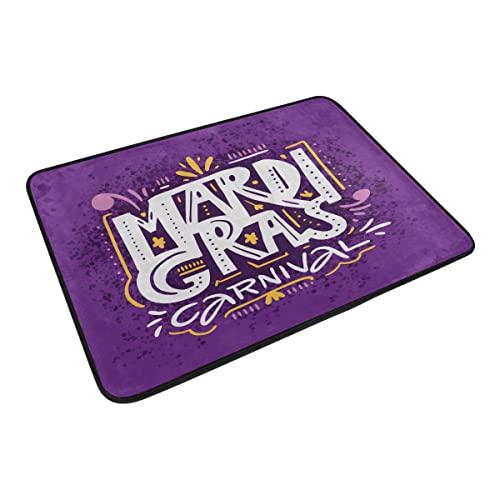 xigua Mardi Gras Carnival Door Mats Non Slip Washable Welcome Do 並行輸入品｜import-tabaido｜05