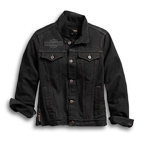 Harley-Davidson バイクジャケット 新品タグ付き 並行輸入品】HARLEY DAVIDSON〓 Women's Winged Appliqu〓 Denim