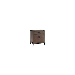 【並行輸入品】Leick Home Julien Assembled Base Nightstand Side Table with AC/U_2