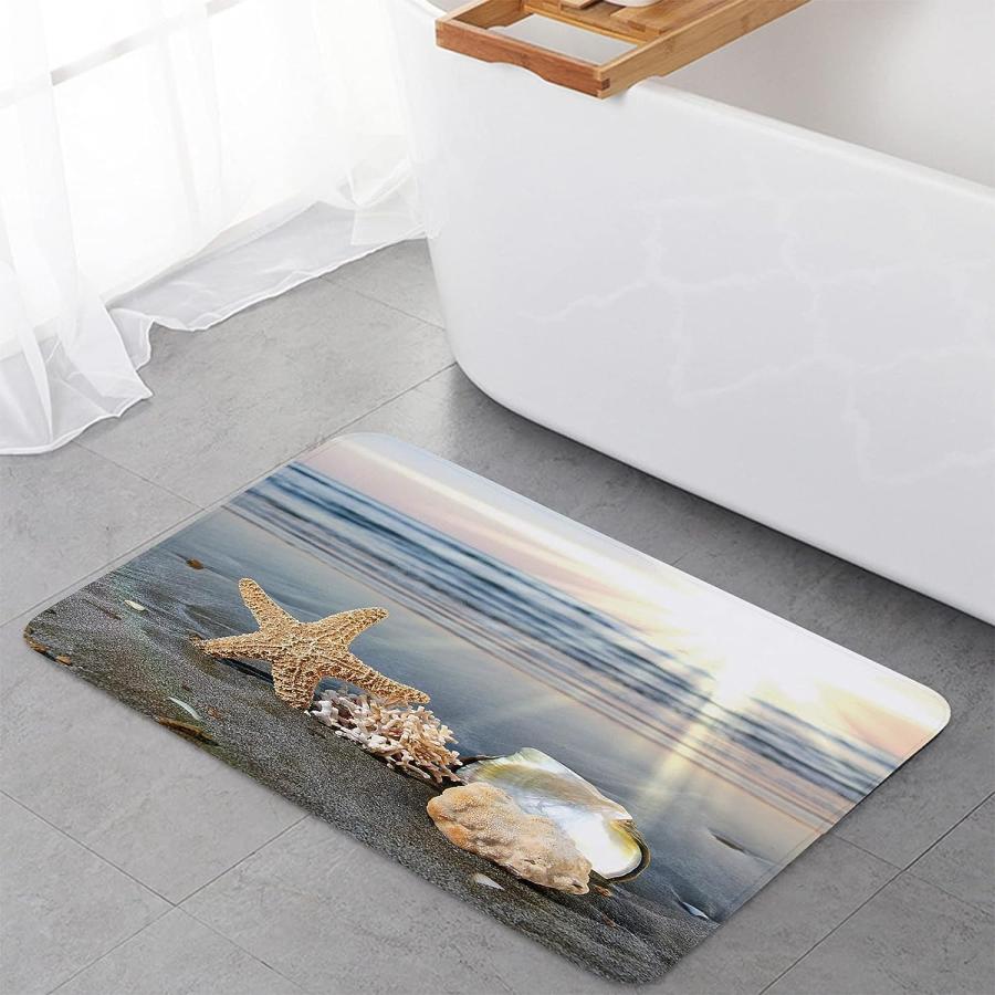 【並行輸入品】Indoor Doormat Front Back Door Mats with Non Slip Backing Sun Sky 並行の画像