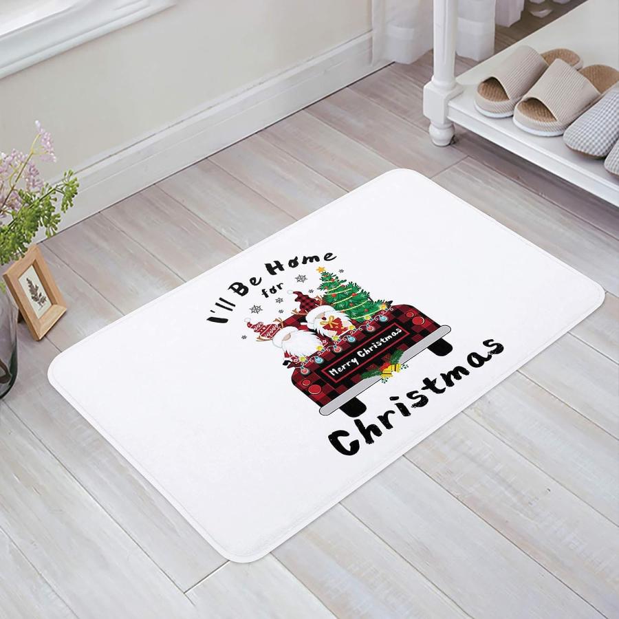 【並行輸入品】Indoor Doormat Front Back Door Mats with Non Slip Backing Christm 並行の画像