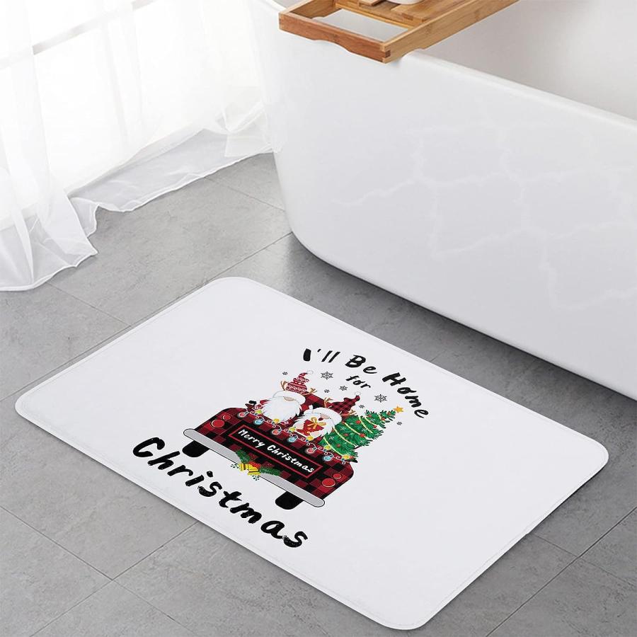 【並行輸入品】Indoor Doormat Front Back Door Mats with Non Slip Backing Christm 並行の画像