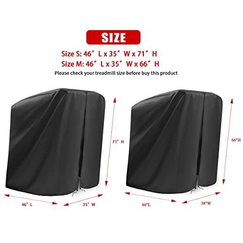 【並行輸入品】POMER Treadmill Cover,Outdoor Folding Treadmill Cover Waterproofの画像
