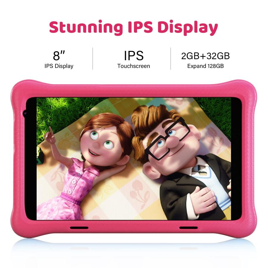 URAO 8 inch Kids Tablet, Android 10 Learning Tablets, Parental C 並行輸入品｜import-tabaido｜06
