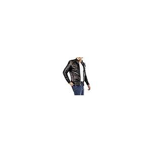 並行輸入品】Signature Diamond Style Caf〓 Racer Lambskin Leather