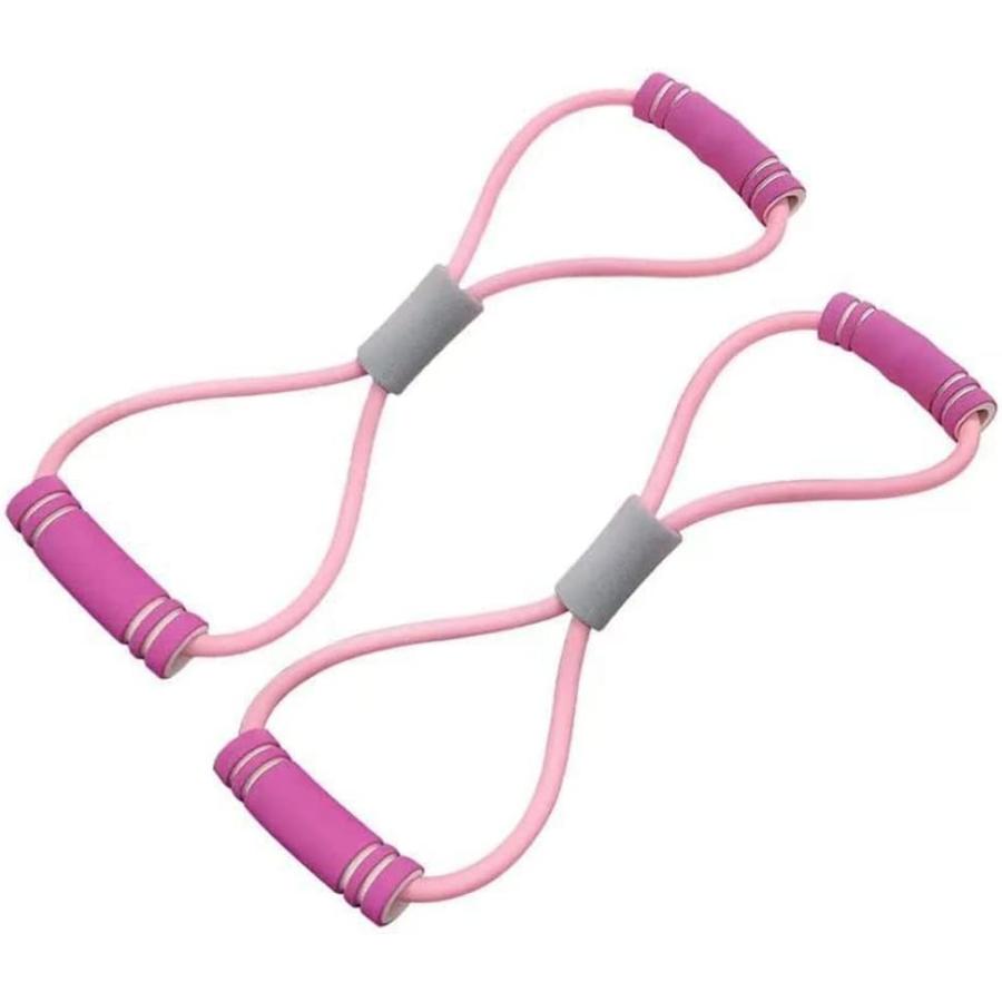 【並行輸入品】2 Pcs Figure 8 Fitness Resistance Band Arm|Back Training Elastic　並行_1