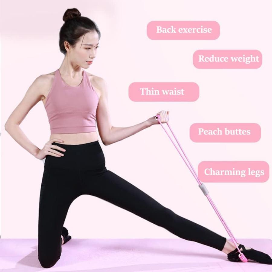 【並行輸入品】2 Pcs Figure 8 Fitness Resistance Band Arm|Back Training Elastic　並行_2