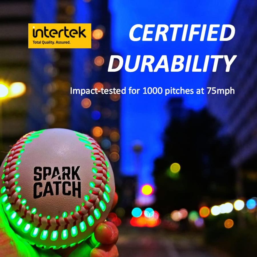 【並行輸入品】SPARK CATCH ライトアップ 野球 (スイッチバージョン) 暗闇で光る野球 男の子/女の子/野球好きな方への完璧な野球ギフの画像