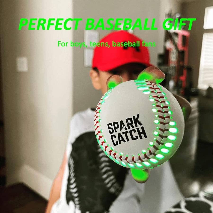 【並行輸入品】SPARK CATCH ライトアップ 野球 (スイッチバージョン) 暗闇で光る野球 男の子/女の子/野球好きな方への完璧な野球ギフの画像