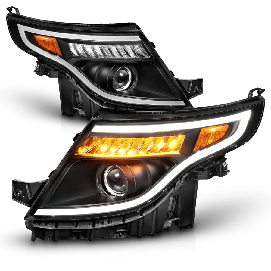 AmeriLite 2011 2015 Ford Explorer LED チューブ シグナル プロジェクター ブラック 交換用ヘ 並行輸入品｜import-tabaido｜04