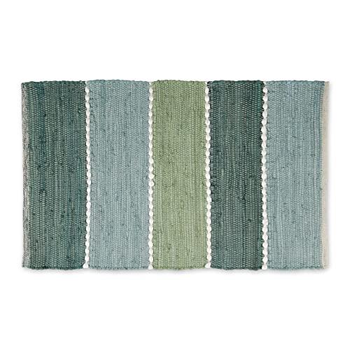【並行輸入品】DII Chindi Rug Collection， Reversible， Recycled Yarn， Hand Dyed，_1