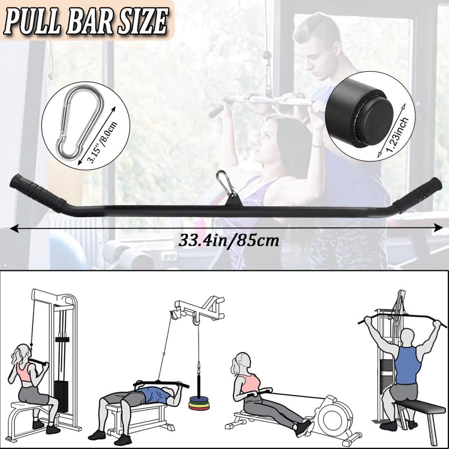 プルダウンバー V字型ハンドル ケー　両腕トレーニング ジムマシン 筋トレ プルダウンバー V字型ハンドル ケー 両腕トレーニング ジムマシン 筋