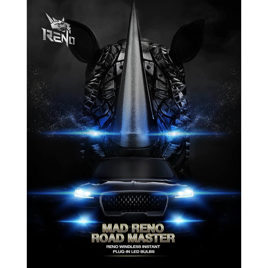 【並行輸入品】RENO 9005 9006 LED ヘッドライト電球 HB3 HB4 ファンレス プラグアンドプレイ コンボ 変換キット 240 並行_6