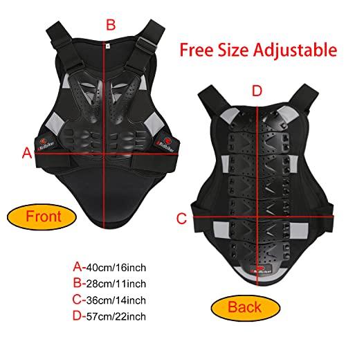 【並行輸入品】Dirt Bike Chest Protector Motocross Body Armor Vest， Motorcycle_4