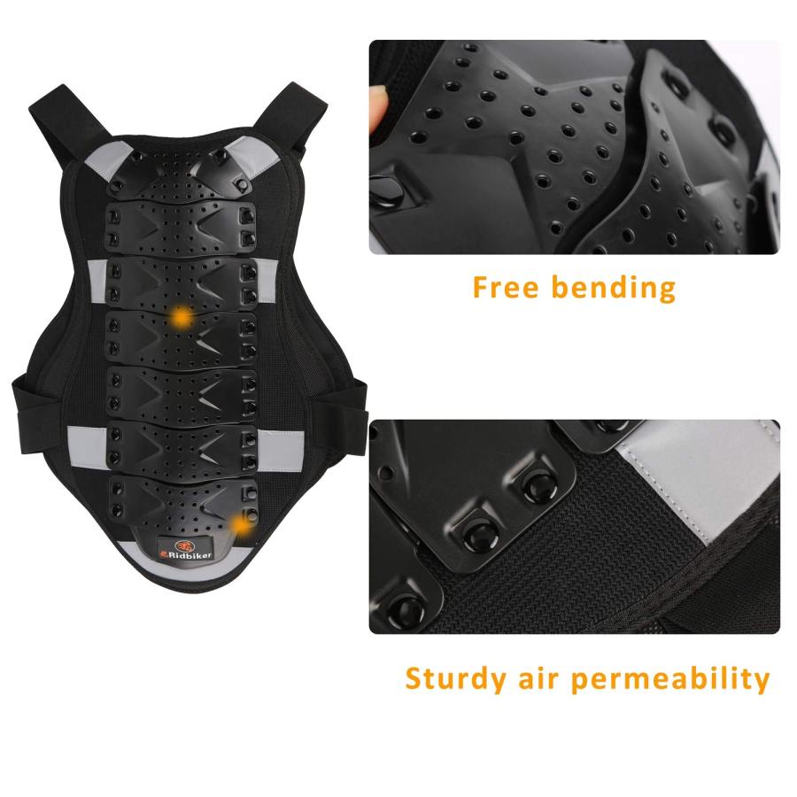【並行輸入品】Dirt Bike Chest Protector Motocross Body Armor Vest， Motorcycle_9