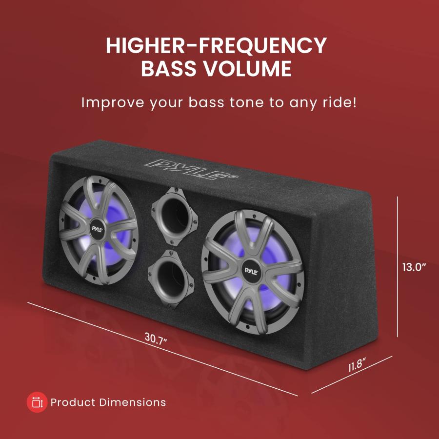 Pyle 20cmサブウーファースピーカー＆BOX 800W【開封・未使用】 Amazon.co.jp: 【Pyle 口径20cm サブウーファー スピーカー