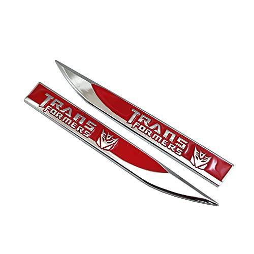 【並行輸入品】Kuang Hai Pair Metal Transformers Decepticons Logo Emblem Side F_3