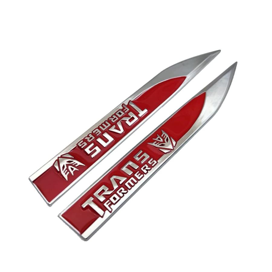 【並行輸入品】Kuang Hai Pair Metal Transformers Decepticons Logo Emblem Side F_8