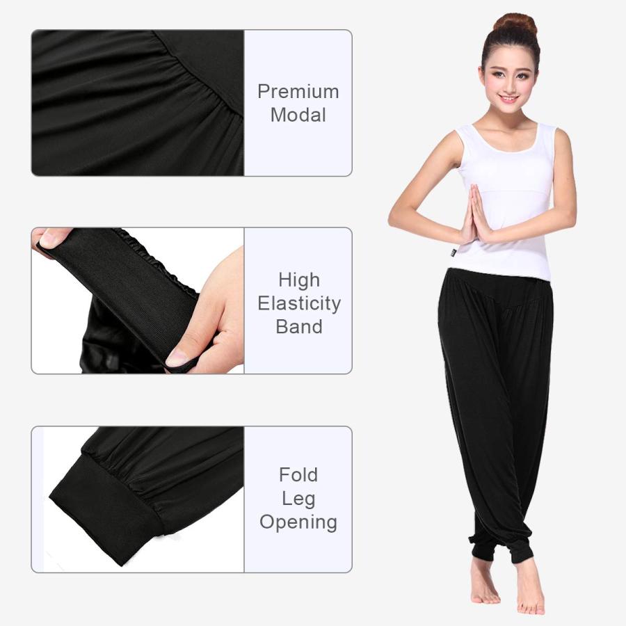 【並行輸入品】5 Pack Harem Pants for Women High Waist Yoga Workout Casual Loos_6