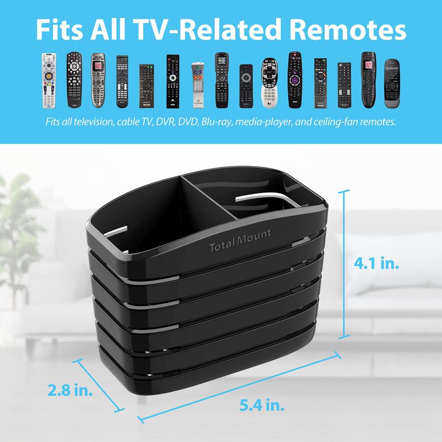 TotalMount リモコンホルダー   プレミアム品質で非常に安定してテレビ、ベッド、テーブルの近くに置くことができます (M 並行輸入品｜import-tabaido｜07