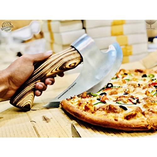 Viking Axe, Viking Hatchet Custom Handmade Pizza Cutting Axe wit 並行輸入品｜import-tabaido｜02