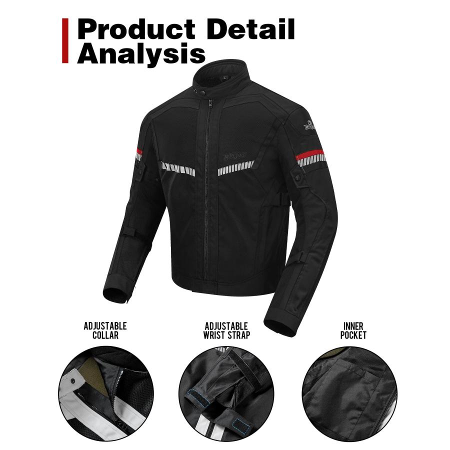 並行輸入品】BORLENI Motorcycle Jacket Motorbike Biker Riding 