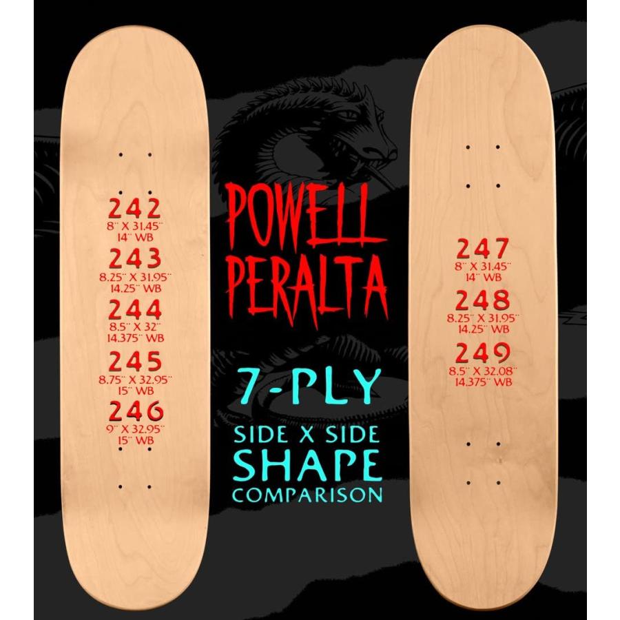 Powell スケボーコンプリート 8inc スケートボード RIPPER柄 パウエル デッキ | RIPPER NATURAL BLUE - 南国スケボーショップ