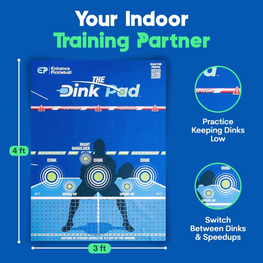 【並行輸入品】Enhance Pickleball 公式Dink Pad   ピックルボールリバウンダートレーニングエイド   ディンクの練習との画像