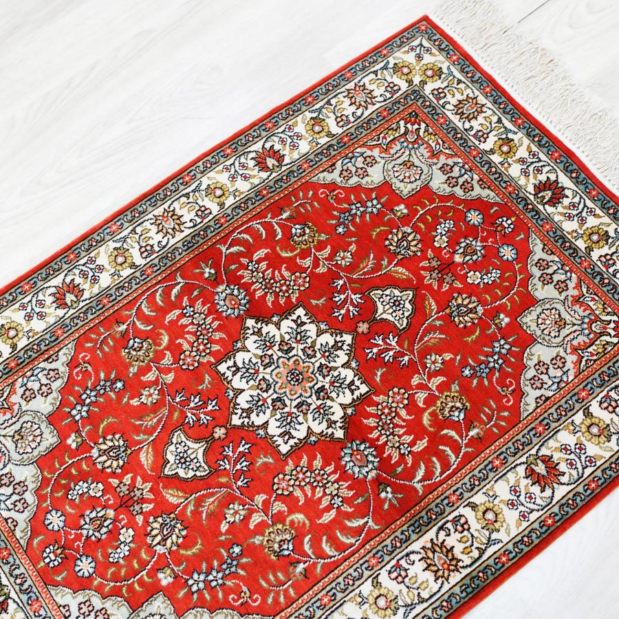 【並行輸入品】Yilong Carpet 2x3ft Silk Handmade Rugs Oriental Persian Area Car_6